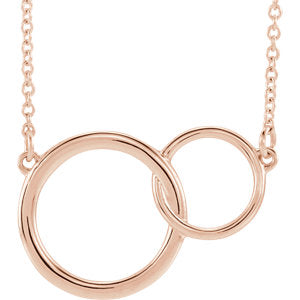 Interlocking Circle Necklace - Robere's Jewelry