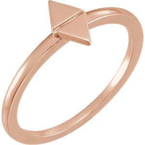 Geometric Stackable Ring - Robere's Jewelry