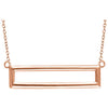 Rectangle Bar Necklace - Robere's Jewelry