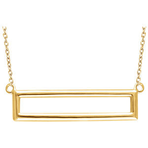 Rectangle Bar Necklace